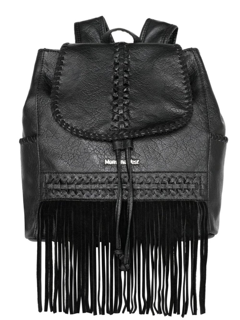 Montana West Fringe Collection Concealed Carry Backpack - Black
